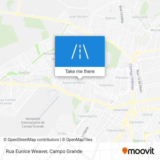 Rua Eunice Weaver map