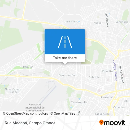 Rua Macapá map