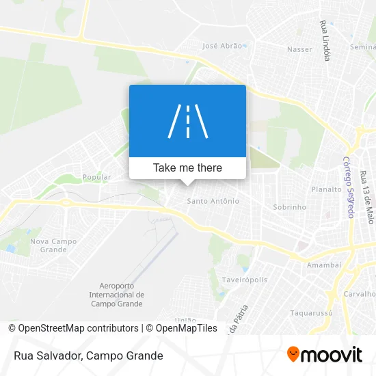 Rua Salvador map