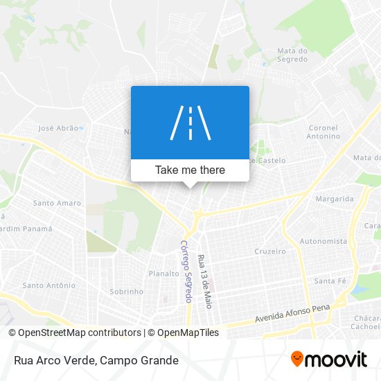 Rua Arco Verde map