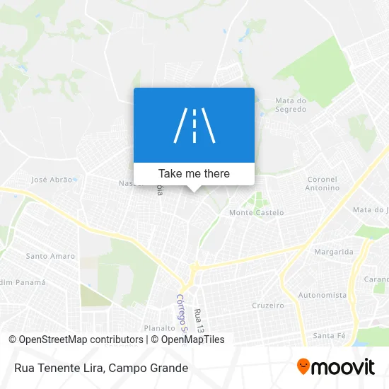 Rua Tenente Lira map