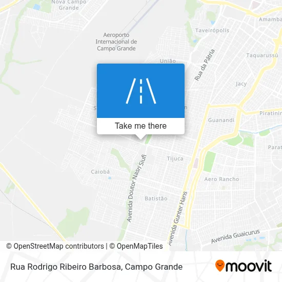 Rua Rodrigo Ribeiro Barbosa map