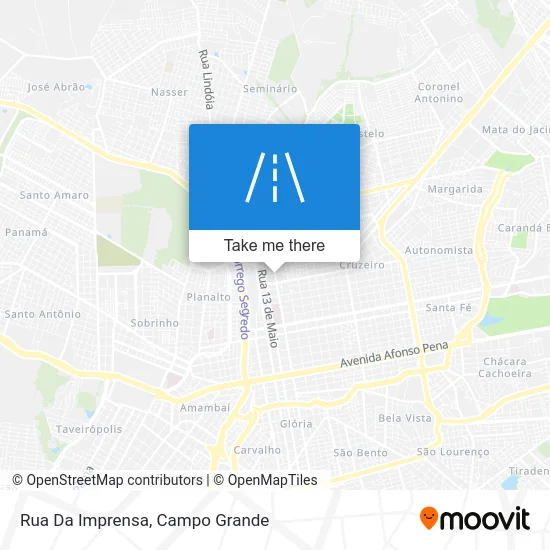 Rua Da Imprensa map