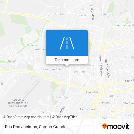 Rua Dos Jacintos map