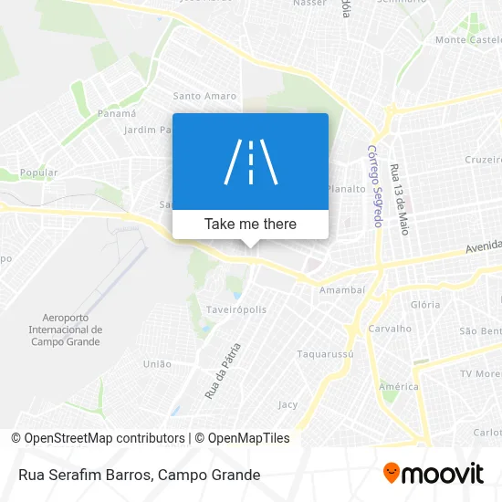 Rua Serafim Barros map