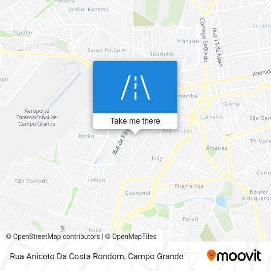 Rua Aniceto Da Costa Rondom map