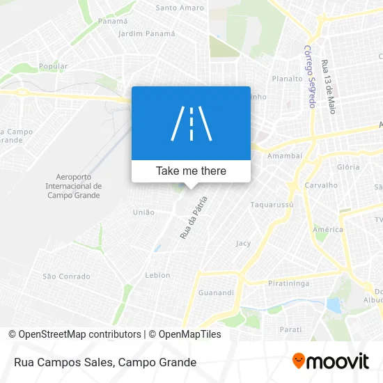 Rua Campos Sales map