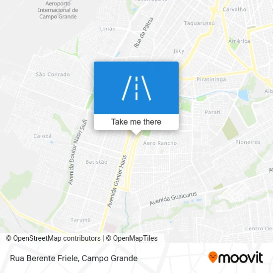 Rua Berente Friele map