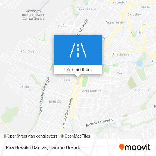 Rua Brasilei Dantas map