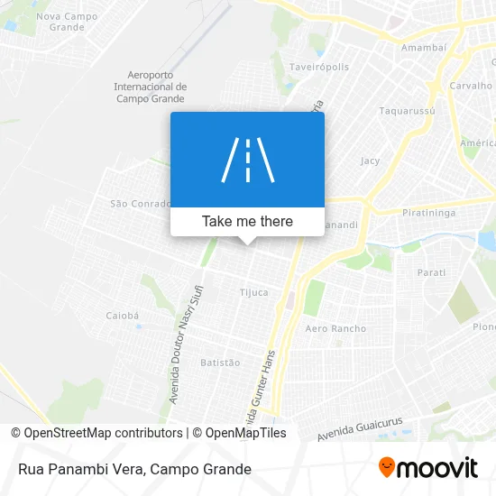 Rua Panambi Vera map