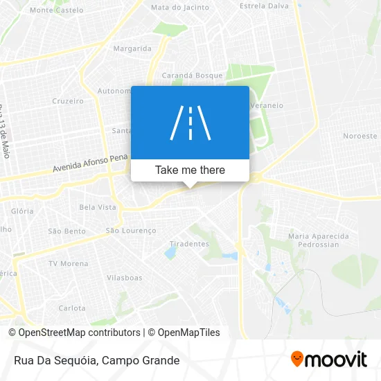 Rua Da Sequóia map