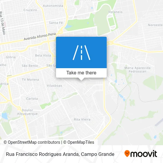 Rua Francisco Rodrigues Aranda map
