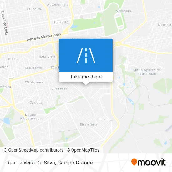 Rua Teixeira Da Silva map