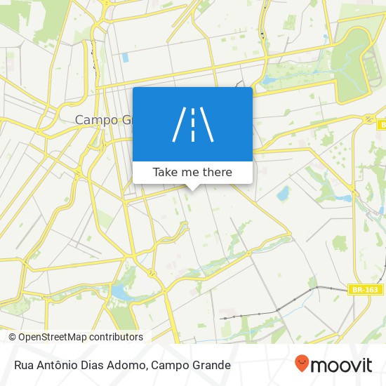 Rua Antônio Dias Adomo map