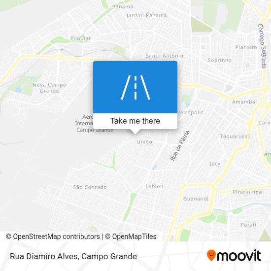 Rua Diamiro Alves map