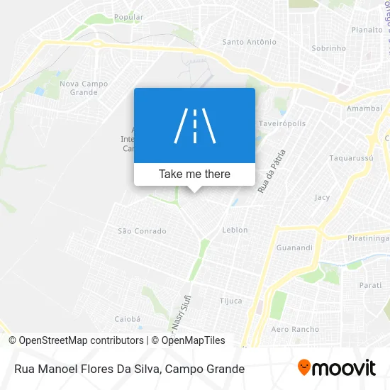 Rua Manoel Flores Da Silva map
