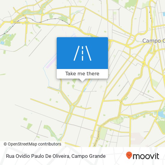 Mapa Rua Ovídio Paulo De Oliveira