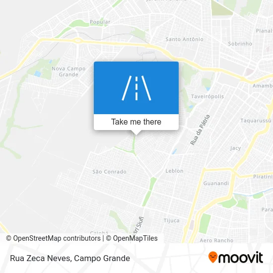 Rua Zeca Neves map