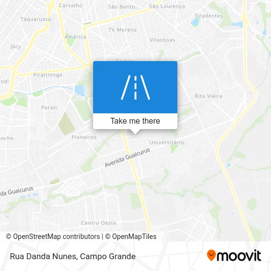 Rua Danda Nunes map
