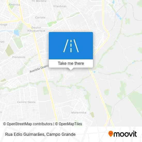 Rua Edio Guimarães map