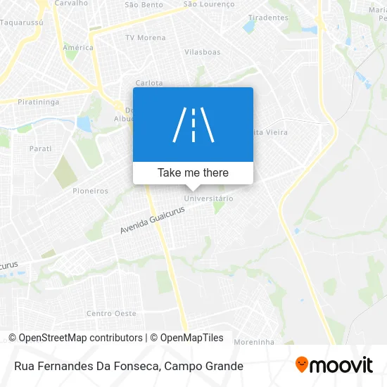 Rua Fernandes Da Fonseca map