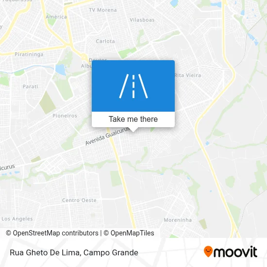 Rua Gheto De Lima map