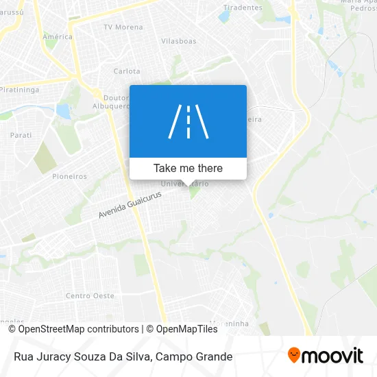 Rua Juracy Souza Da Silva map