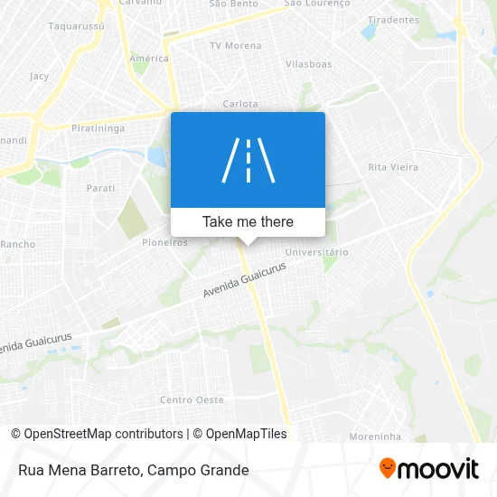 Rua Mena Barreto map