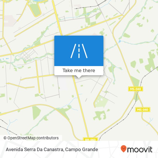 Mapa Avenida Serra Da Canastra