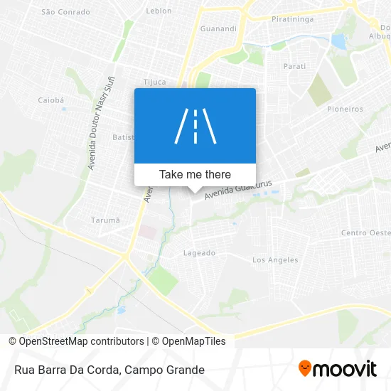 Rua Barra Da Corda map