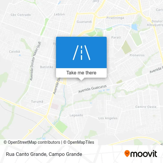 Rua Canto Grande map