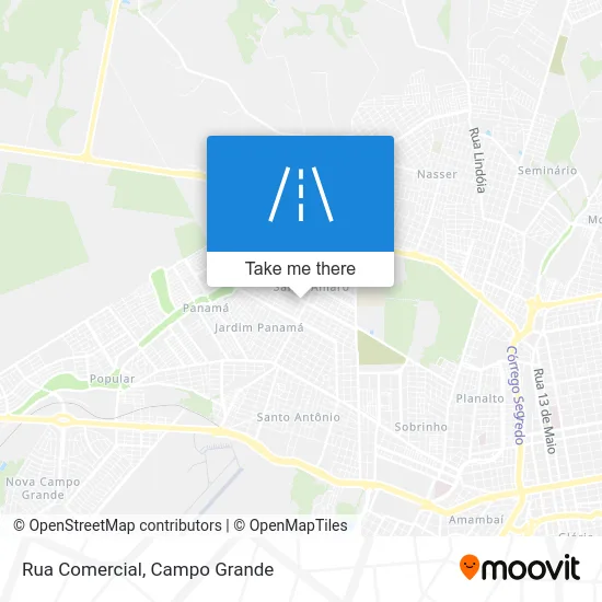Rua Comercial map