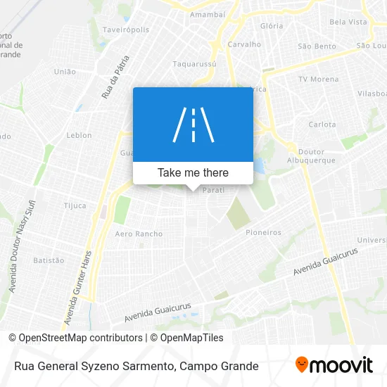 Rua General Syzeno Sarmento map