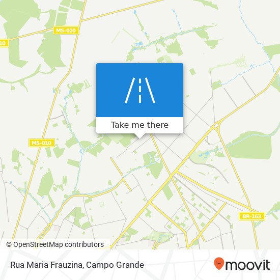 Mapa Rua Maria Frauzina