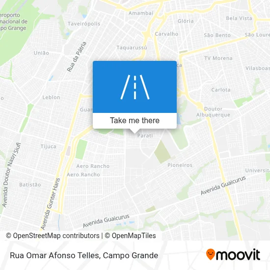 Rua Omar Afonso Telles map