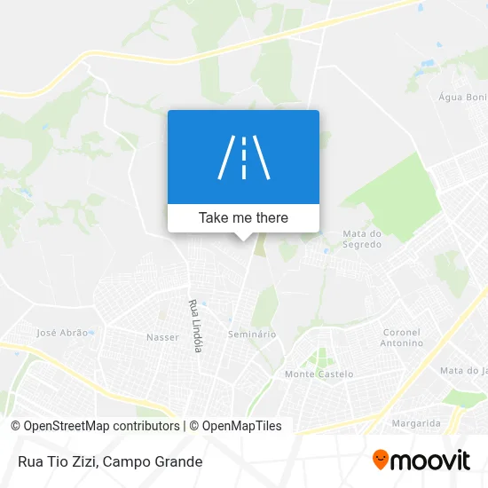 Rua Tio Zizi map