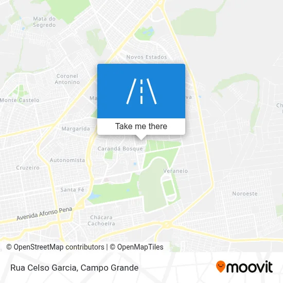 Rua Celso Garcia map