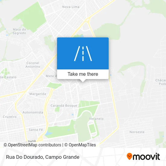 Rua Do Dourado map