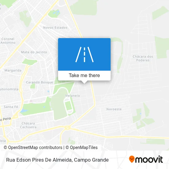 Rua Edson Pires De Almeida map