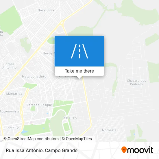 Rua Issa Antônio map