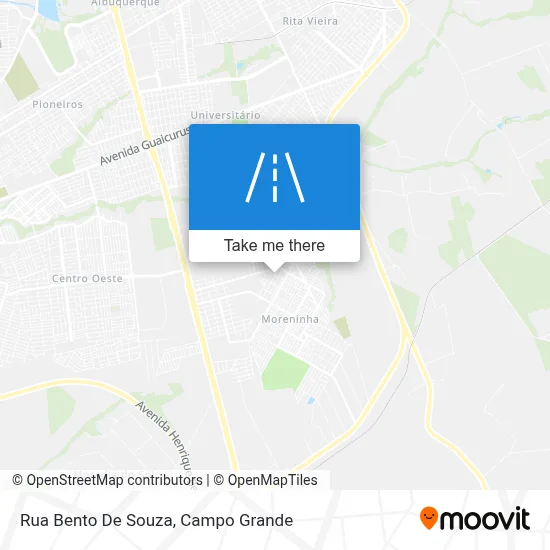 Rua Bento De Souza map