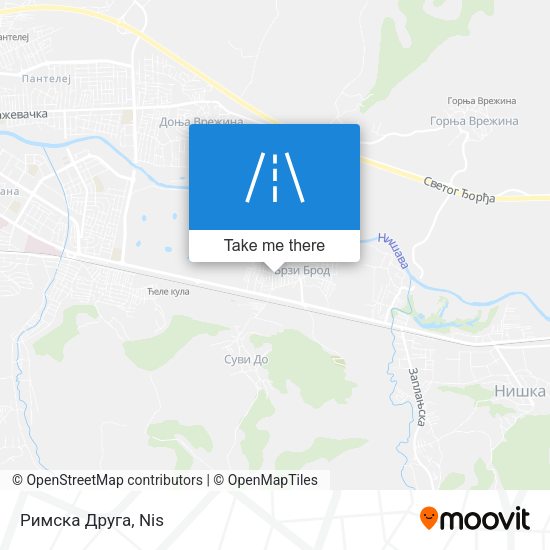 Римска Друга map