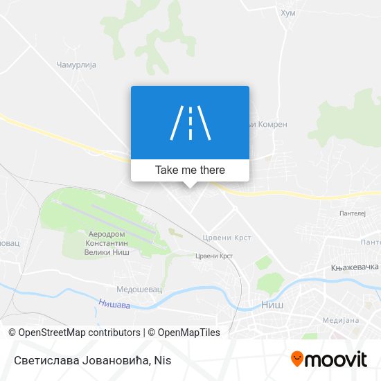 Светислава Јовановића map