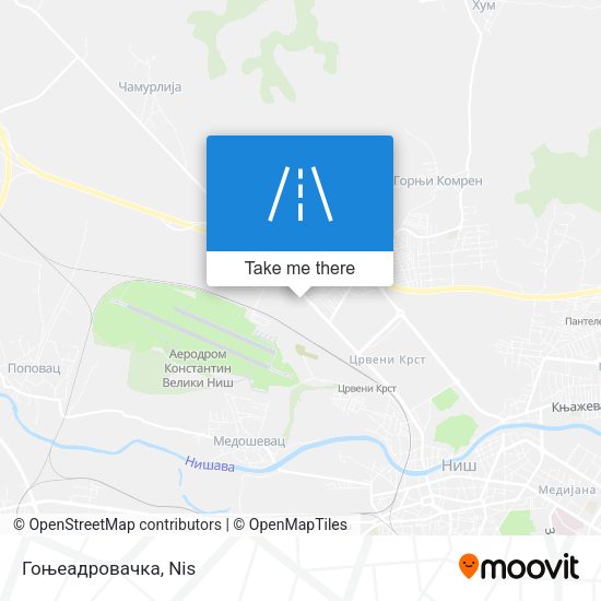 Гоњеадровачка map