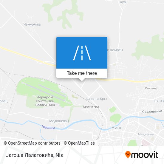 Јагоша Лалатовића map