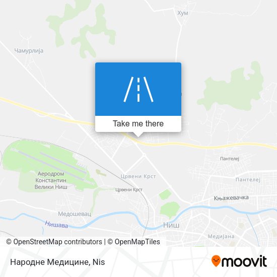 Народне Медицине map