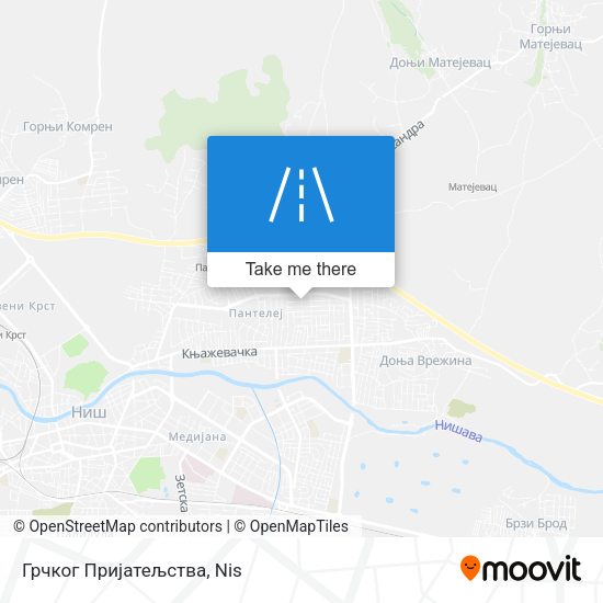 Грчког Пријатељства map