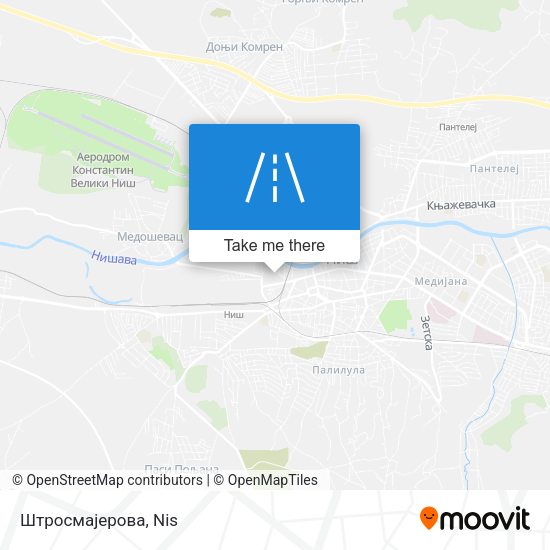 Штросмајерова map