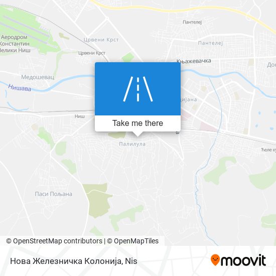 Нова Железничка Колонија map