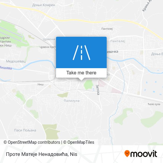 Проте Матеје Ненадовића map